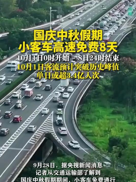 十一高速公路免费时间(2024高速国庆免费时间)