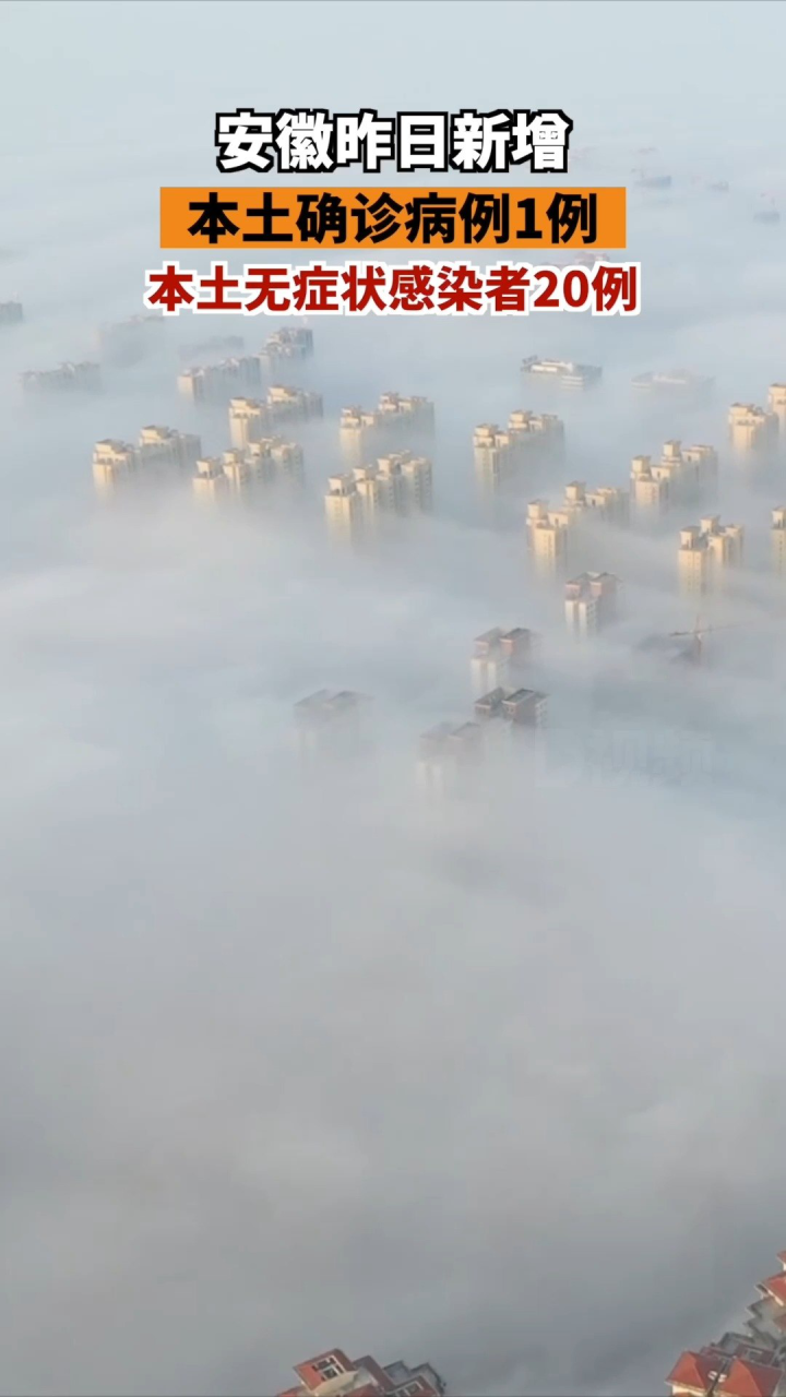 安徽新增本土确诊病例1例(安徽新增确诊一例)