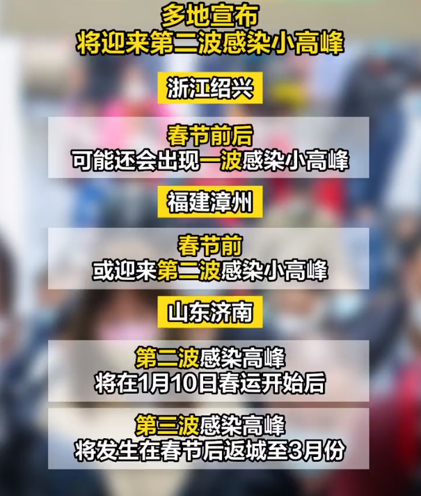专家预测的春节第二波感染高峰没来(春节第二波疫情) 专家预测的春节第二波感染高峰没来(春节第二波疫情)