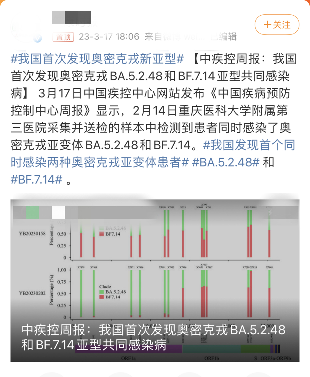 我国首现奥密克戎新亚型(奥密克戎o是什么意思)