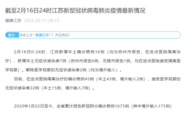 无锡1例新型冠最新消息(无锡新增一例新型冠状详细)